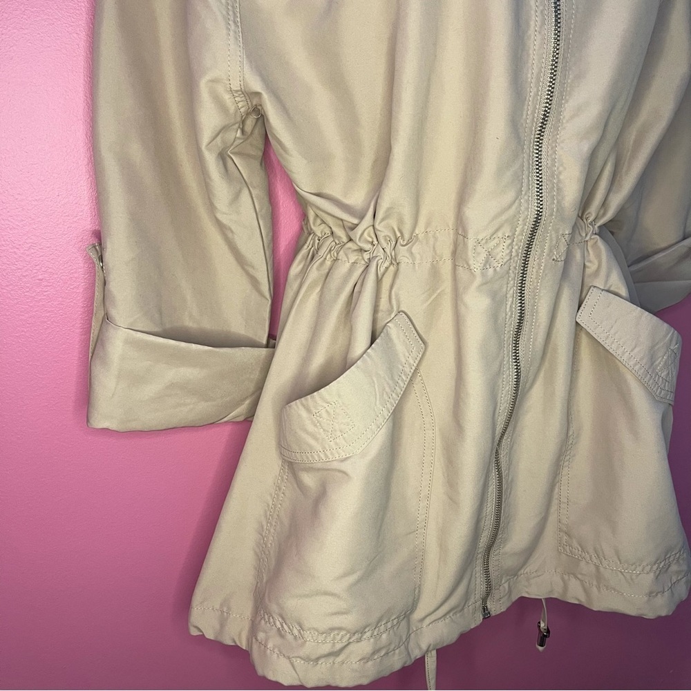 Lightweight Hooded Zip-Up Jacket - Mauve - Size Large - Picture 8 of 12